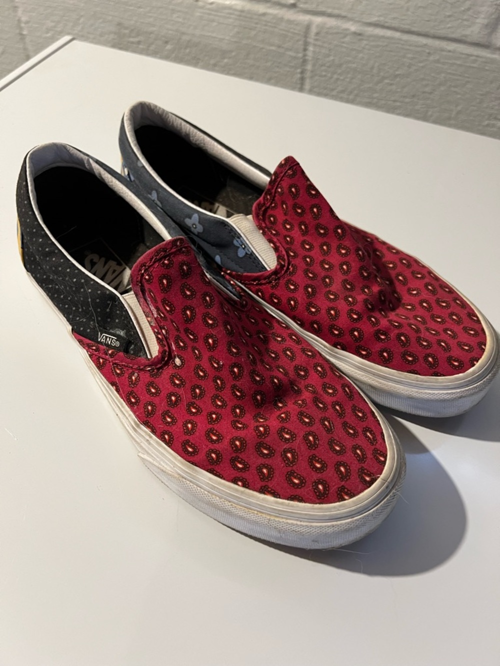 Women’s Vans Patterned Slip Ons